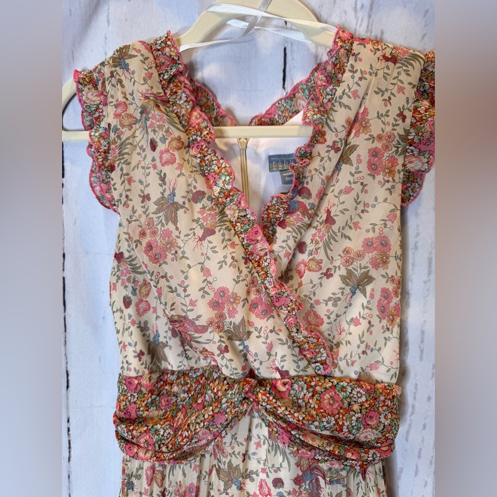 Rabbit, Rabbit, Rabbit Floral Sleeveless Dress Women's size 12 - Picture 7 of 15